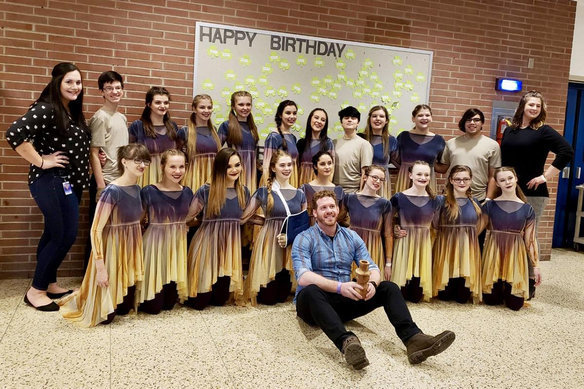 The Mars Area High School Winterguard Team took first place in the Scholastic Novice division at the 2019 TRWEA Championship.