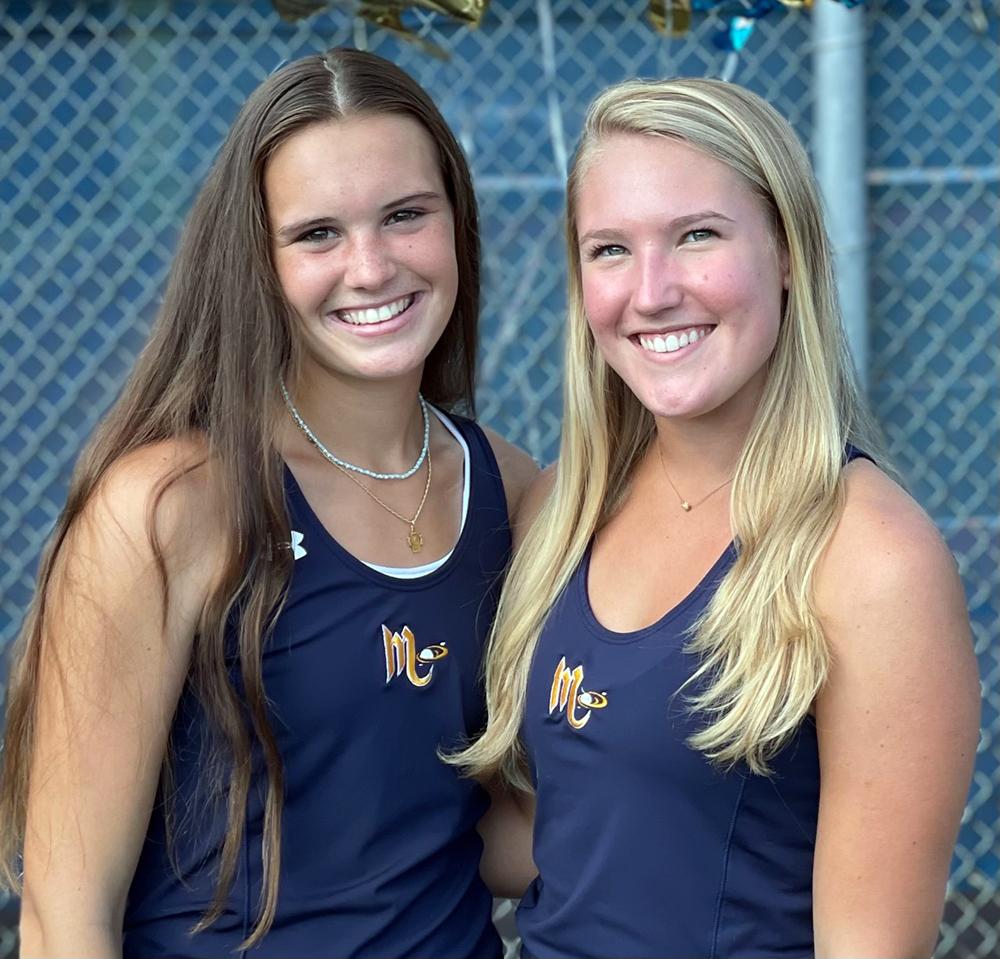 The doubles team of sophomore Cecelia Crowley and senior Lauren Miko earned fourth place in the 2021 Section 2-3A Girls Varsity Tennis Doubles Tournament.