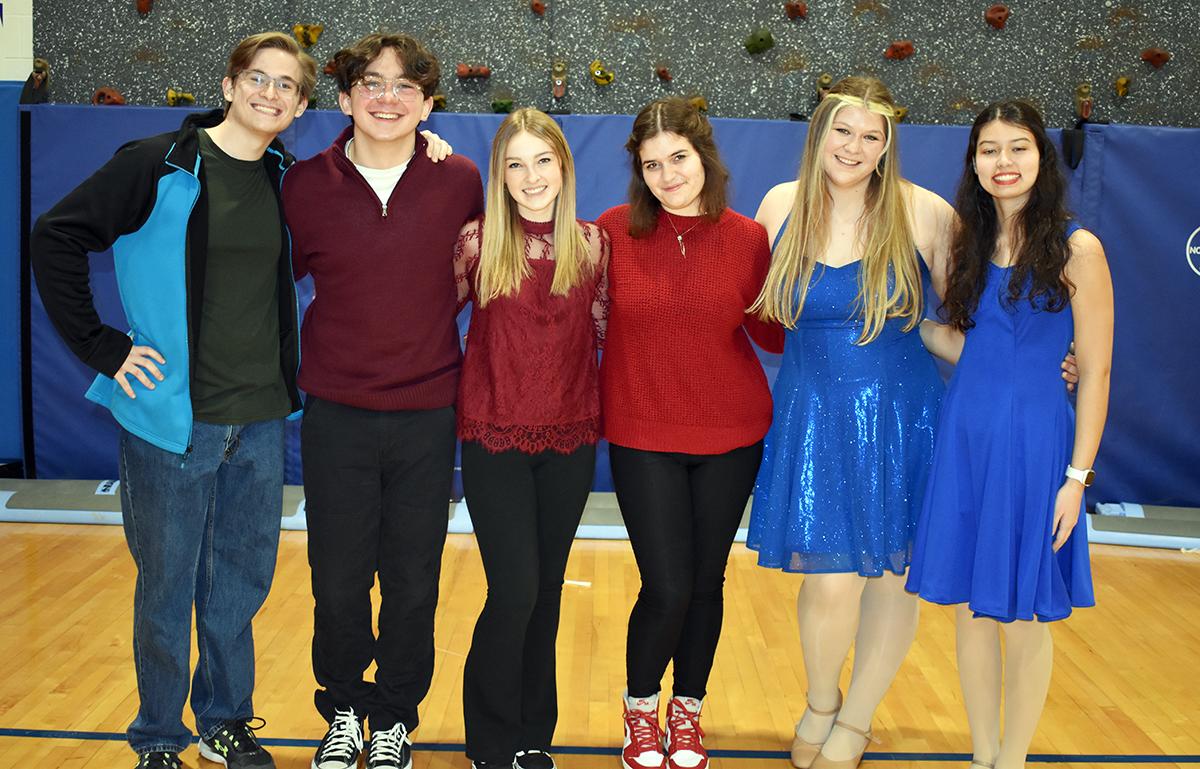 Mars Area High School students Kole Yingling, Nicholas Ferrari, Miranda Gehm, Madalyn Gribble, Isabel Montes and Victoria Rojas were selected to join in the PMEA District  Chorus Festival.