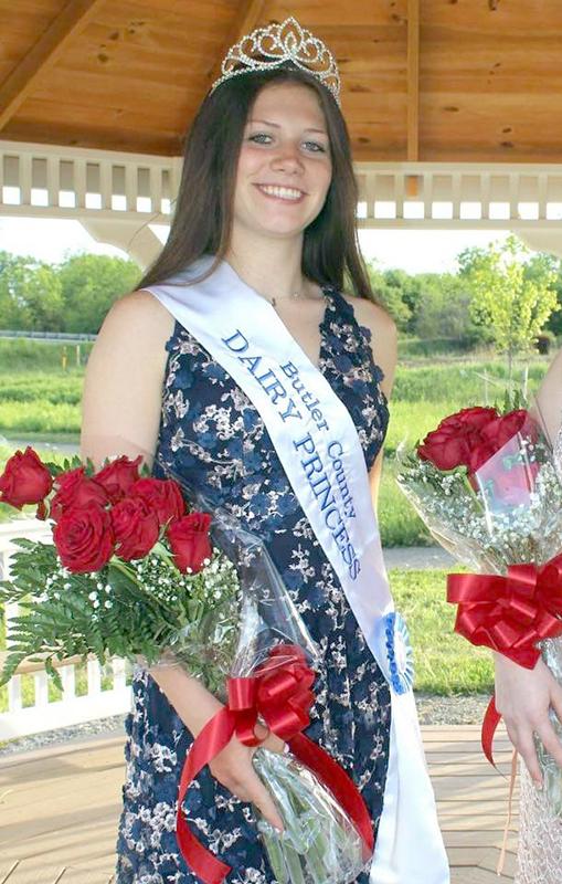 Daisy Snow, Mars Area High School junior, was crowned as the 2023-2024 Butler County Dairy Princess